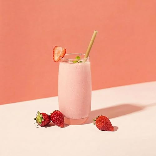 KTOB 200 Count Compostable Sugarcane Straws - Eco-Friendly & Non-Soggy