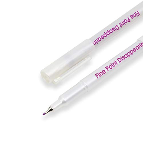 Dritz Fine Point Disappearing Ink Pen - Purple for Fabric Marking