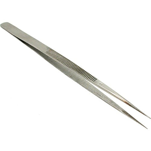 FindingKing Diamond Tweezers with Fine Serrated Tips for Gem Grading