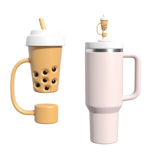 Silicone Straw Covers for Stanley Cup - 10mm Bubble Tea Shape