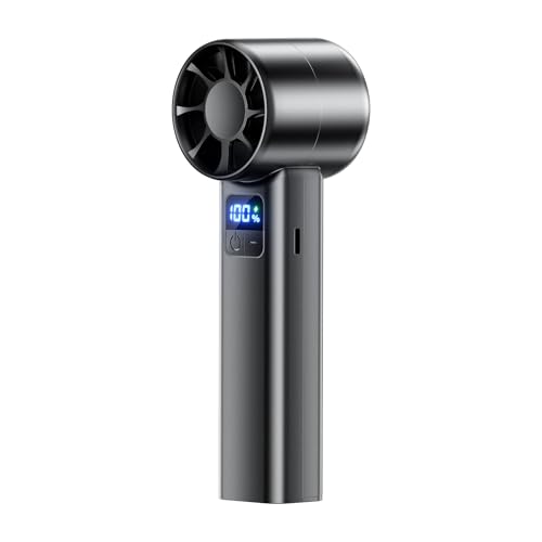 Myzztek Handheld Mini Fan - Rechargeable Turbo 18000 RPM, Compact & Powerful for Outdoor Travel