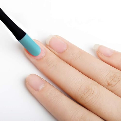 3-Pack Cuticle Trimmer and Pusher with Gentle Rubber Tip for Nails