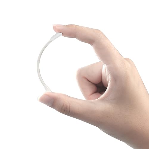 HOMEFOX Organic Cotton Swabs 200 Count Spiral & Round Double Tipped Buds