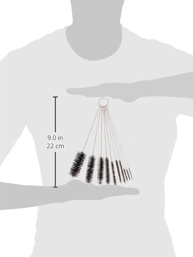 Homewinner 10-Piece Nylon Straw Cleaning Brush Set - 8 Inch