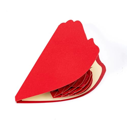 Handmade 3D Love Heart Pop Up Card for All Occasions