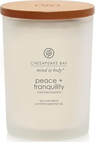 Chesapeake Bay Candle Peace + Tranquility Medium Jar - Cashmere Jasmine
