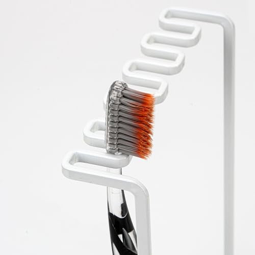 Stainless Steel Toothbrush Holder Stand - 5-Slot Rustproof Bathroom Organizer