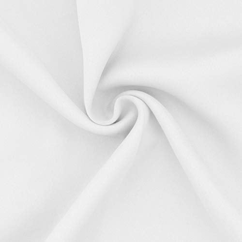 Easy-Going Thermal Grommet Curtains - 2 Panels 52x84 in, White