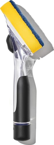 OXO Good Grips Soap Dispensing Dish Scrub with Scraper
