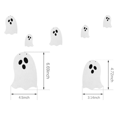 Halloween Ghost Banner Cute Hanging Decoration for Fireplace Party