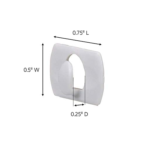 Command Small Decorating Clips White 20 Clips 24 Strips Damage-Free Hangings