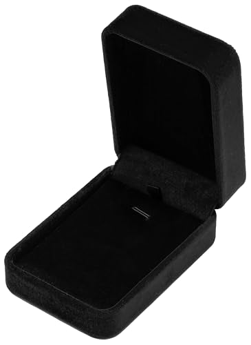 Black Velvet Jewelry Box for Necklace & Pendant | Giftop