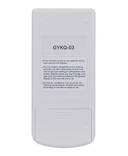 TCL Air Conditioner Remote Control Replacement GYKQ-03 GYKQ-05 GYKQ-10E GYKQ-11E GYKQ-12E