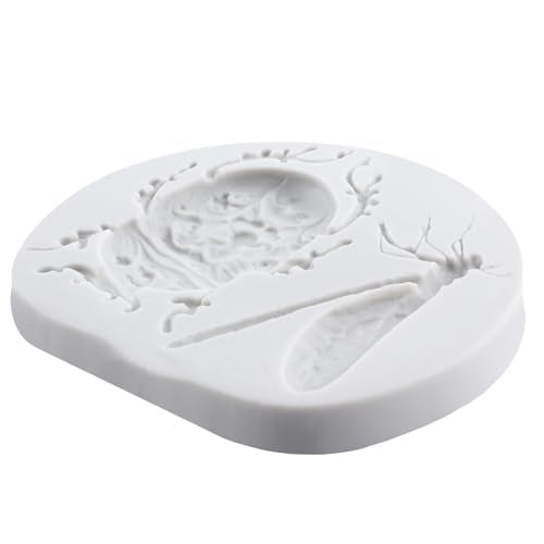 Dragonfly Beetle Silicone Fondant Mold for Cake Decoration