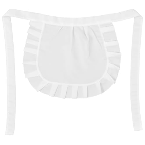 White Maid Apron with Pockets - Cosplay & Kitchen Accessory