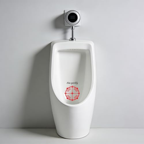 20 Waterproof Potty Training Stickers for Boys - Toilet Aiming Decals