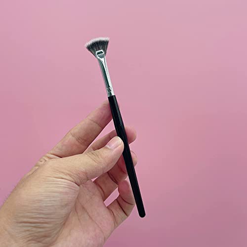 TEONEI Fan Mascara Brushes Set 2Pcs Plastic Handle