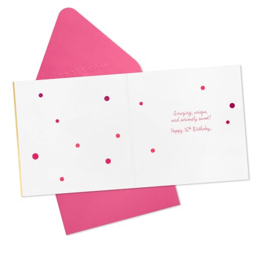 Hallmark 16th Birthday Card for Her - Seriously Sweet Design