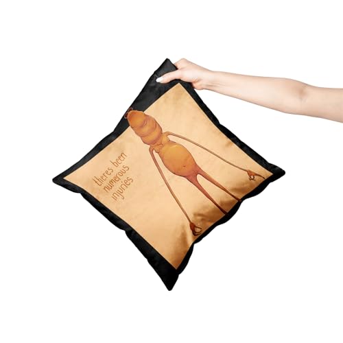 Marcus the Worm Meme Throw Pillow Cover - 18x18 Inches