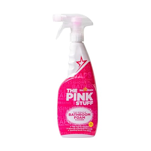 The Pink Stuff Bathroom Foam Cleaner - 1 Count Non-Drip Spray