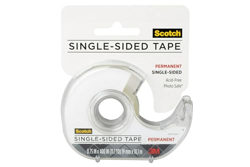 1-Pack Scotch Create Photo Safe Acid-Free Permanent Single-Sided Tape 3/4 in x 400 in