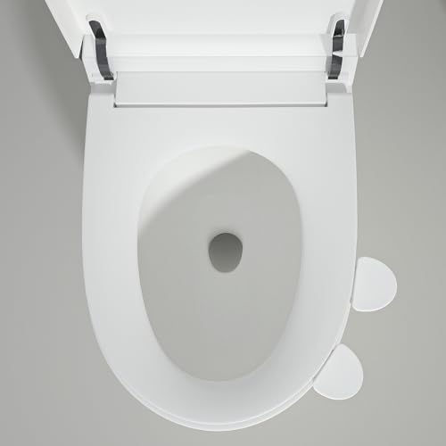 Toilet Seat Lift Handle - White Hygienic Contact-Free Lid Lifter (2-Pack)