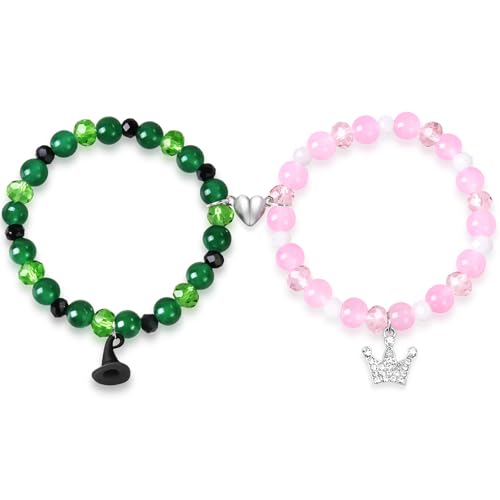 OFIHIDO Witch Bracelet Set for Girls and Adults - Halloween Costume Accessories - 3.5 Inch