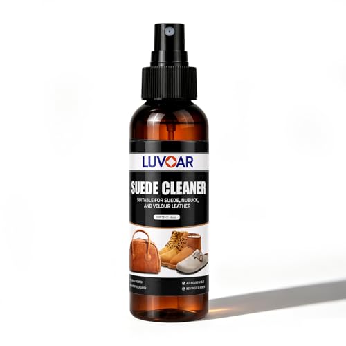 Luvoar Suede Cleaner and Restorer Spray - 4oz All-in-One Care Kit