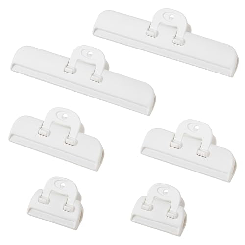 Heavy Duty Airtight Bag Clips - 6-Pack for Food Storage & Organization