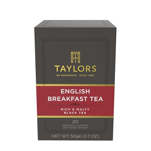 Taylors of Harrogate English Breakfast Black Tea Bags, 20ct