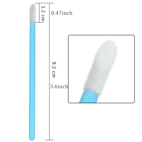 Vivipop Disposable Lip Applicators - 200 Pcs Lipstick Wands & Brushes