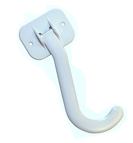 Gadjit Foldaway Banana Hook - Under Cabinet Hanger, White