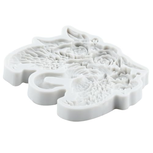 Lingzhi Swan Silicone Fondant Mold for Cake Decorating & Chocolate