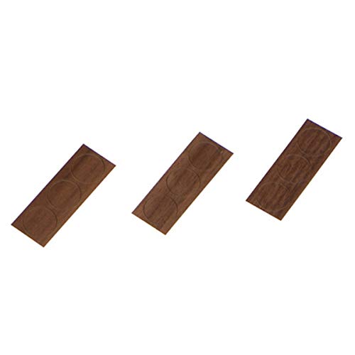 Walnut Screw Hole Covers Pack of 9 for Waveply Mundaka Hooks