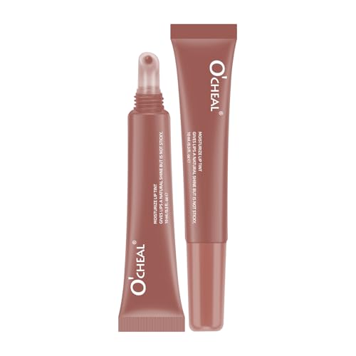 O'CHEAL Glossy Lip Tint & Moisturizing Lip Stain - Light Brown