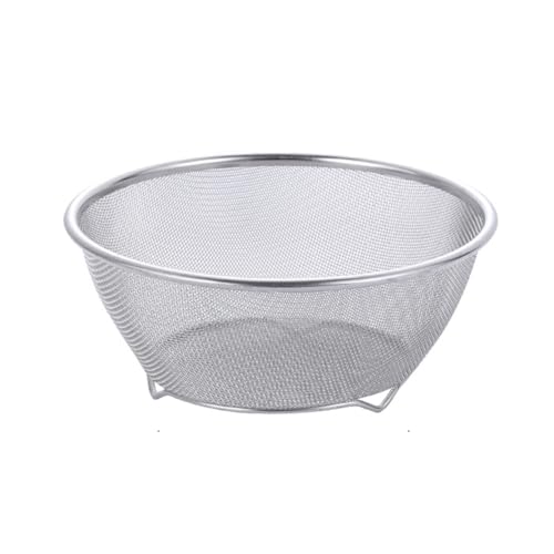 Stainless Steel Rice Washing Sieve Strainer 7 Inch Kitchen Mesh Basket