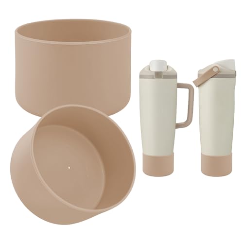 2PCS Silicone Boot Compatible with Owala 30oz & 40oz FreeSip Sway Bottles & Tumblers, Protective Anti-Slip Bottom Cover Sleeve for Freesip Sway Tumbler