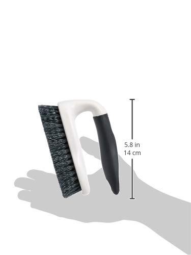 Amazon Basics Heavy-Duty Scrub Brush Set - 2-Pack with Ergonomic Handle