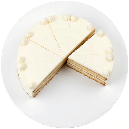 DaTpuik 6-Inch Round Cake Boards - 2 Pack, Food Grade & Oil-Proof