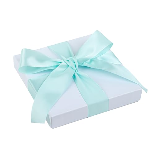 Blue Satin Ribbon - 10 Yards x 1.5 Inches - Glossy Fringe-Resistant Craft Ribbon