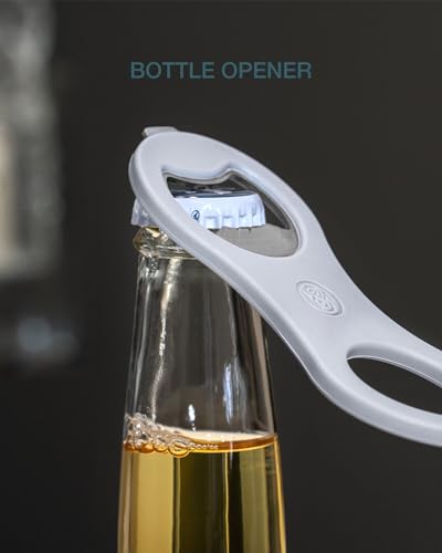 2-in-1 Magnetic Beer Bottle Opener with Cap Catcher - Soft Touch