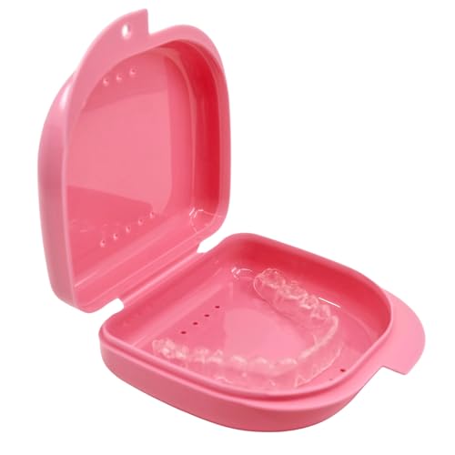 Genco Dental Retainer Case with Vent Holes for Aligners and Night Guards