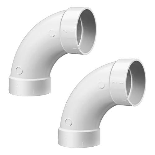 GULUANT 2 Pack 90 Degree Elbow Fittings for 2" Vacuum Pipe