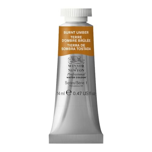 Winsor & Newton Professional Watercolor 14ml Tube - Burnt Umber