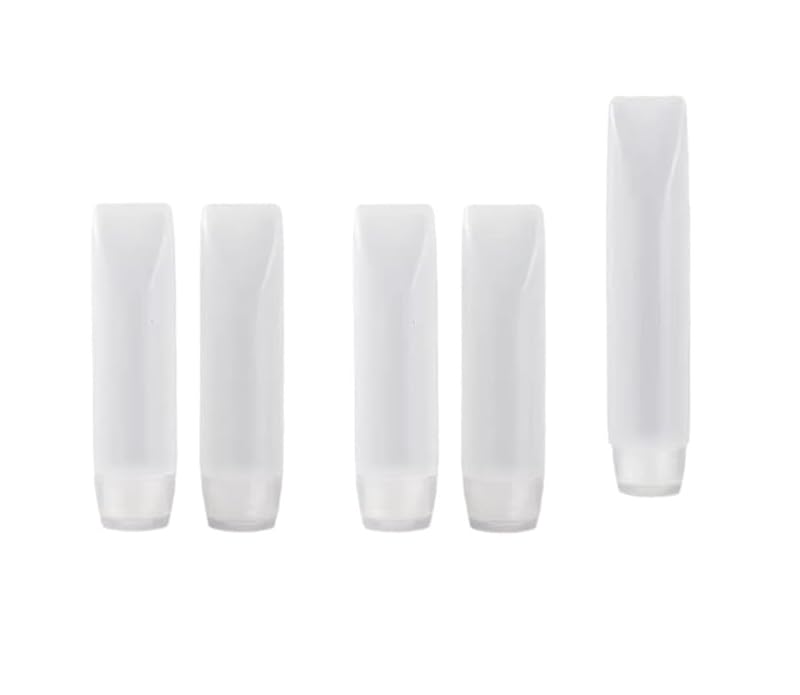 Dwuww 5-Pack 1 oz Travel Size Refillable Cosmetic Pump Dispensers