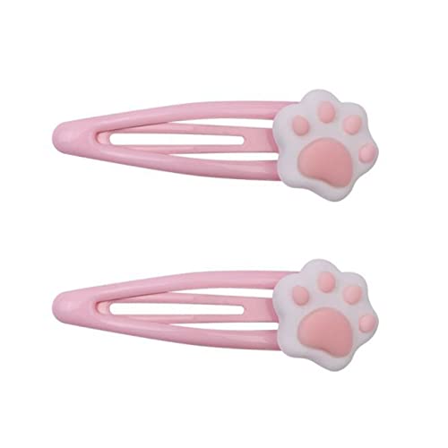NUEAYMS Cartoon Cat Metal Snap Hair Clip Cute Hairpin for Girls