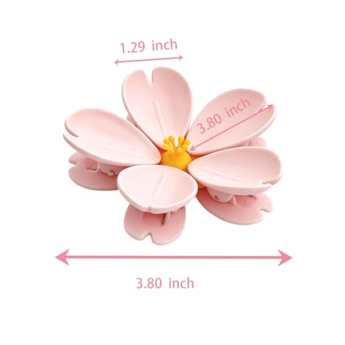 Cherry Blossom Magnetic Bag Clips - 4 Flower Set with Detachable Petals
