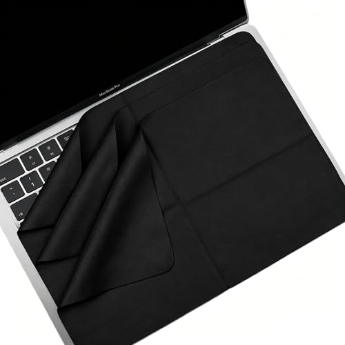 KEANBOLL 2 Pack Black Microfiber Keyboard & Screen Protectors