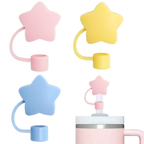 Stanley Tumbler Straw Covers - 3 PCS Silicone Caps for 30/40 oz