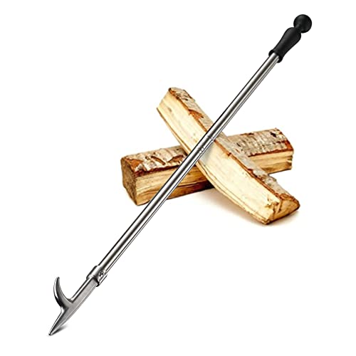 BeBecome 31'' Heavy Duty Fireplace Poker for Outdoor Fire Pit